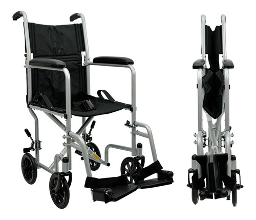 Cadeira De Rodas Dobrável Veneza Praxis Compacta Leve Em Aço