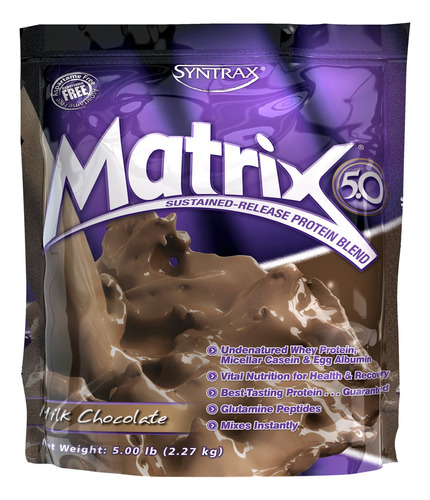Syntrax Matriz 5, Chocolate Con Leche En Polvo, 5 Libras