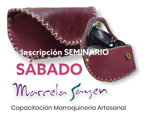 Seminario Porta Lentes Volumetrico - Marroquinería Artesanal