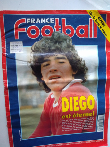 Maradona Balón De Oro Revista France Football N° 2543 3/1/95