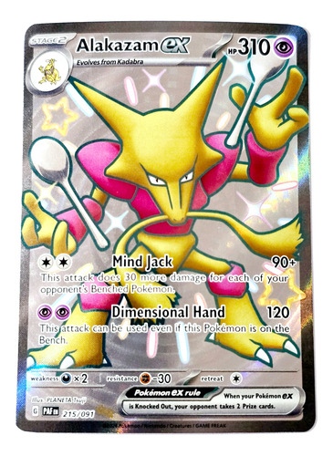 Paldean Fates Alakazam Ex Pokemon Tcg