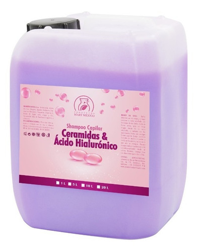  Shampoo Capilar Ceramidas & Acido Hialuronico (5 Litros)