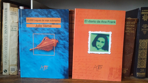 Diario Ana Frank + 20 Mil Leguas Viaje Sub - Ed Agebe Nuevos