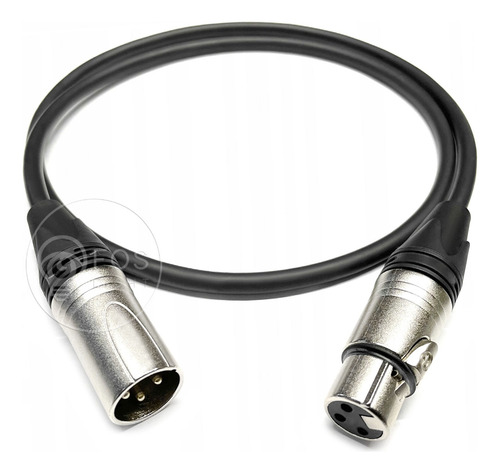 Kit 30 Cabos Dmx 1.5 Metros Xlr Macho/fêmea Canon Iluminação