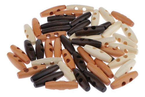 50 Piezas Botones De Hebilla De Palanca De Toggle Buttons