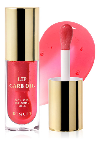 Kimuse Aceite De Labios Transparente, Acabado De Alto Brillo