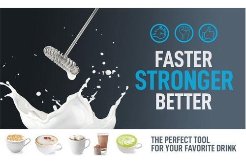 Mini Batidor Revolvedor De Café Y Espuma Leche Recargable