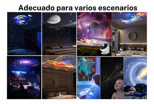 Proyector De Estrellas Cielo Estrellado Luz Nocturna Regalo,