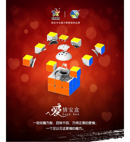 Cubo Mágico 3x3 Caja De Regalo Secreta Del Tesoro