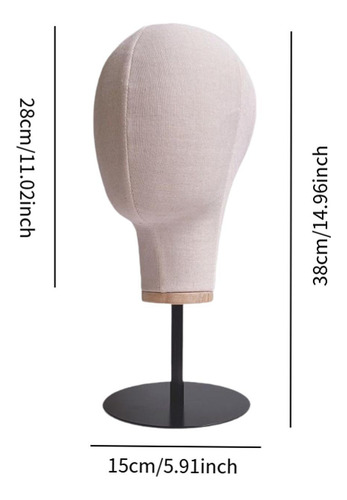 Modelo De Visualización De Pelucas Cabeza De Base Corta
