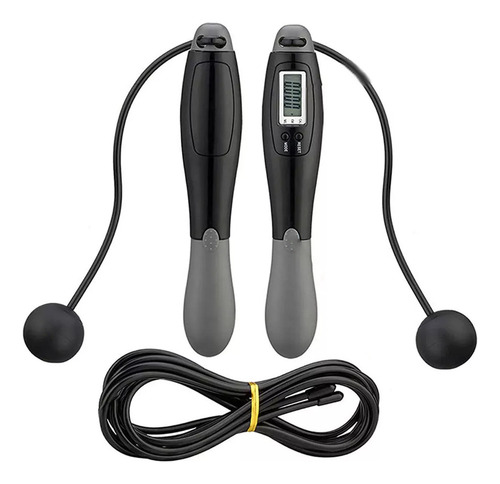 A Cuerda De Salto De Velocidad Con Contador Digital, Doble