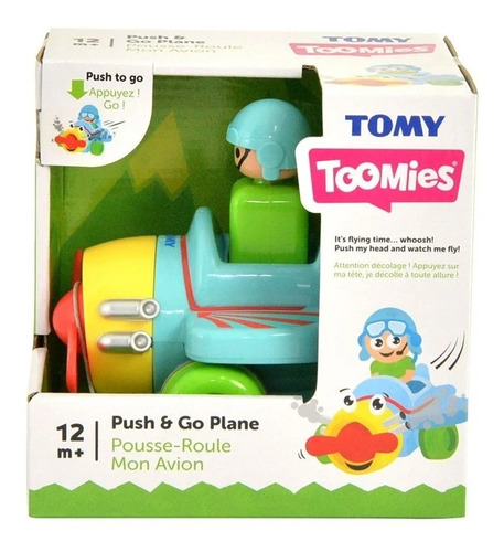 Avion Gateador Arrastre A Friccion Didactico Tomy 92106 Full