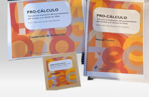 Test Pro-calculo Impreso + Fichas De Regalo!!!