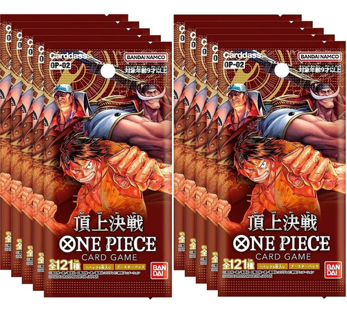 One Piece Tcg Booster Pack Op-02 - Paramount War - Japonés
