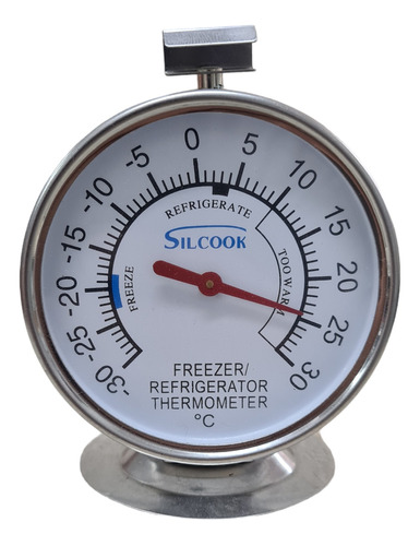 Termómetro Para Freezer -30° A 30° C Silcook Acero Inox