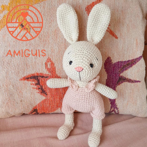 Conejo Amigurumi Muñeco De Apego Tejido Crochet