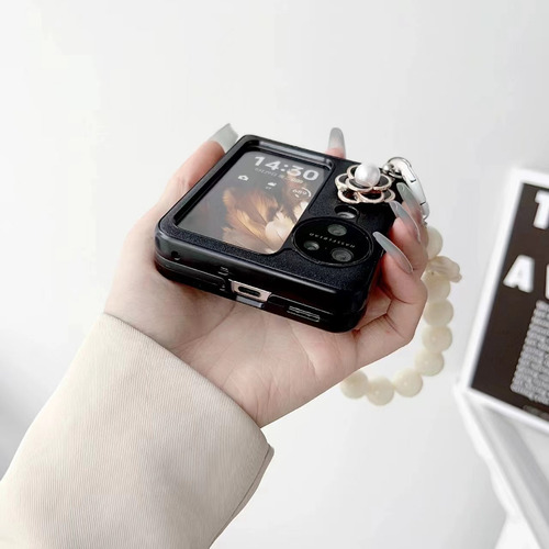 Para Funda Camellia Pu Para Oppo Find N3 Flip