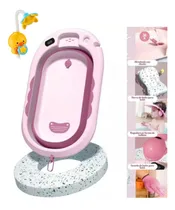 Comprar Bañera Para Niños Plegable Cojin Termometro Gorrito Guante 