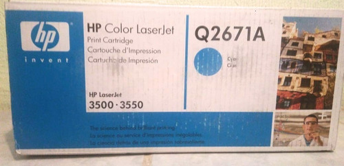 Cartucho Toner Hp Q2671a Cian -nuevo Y Sellado-