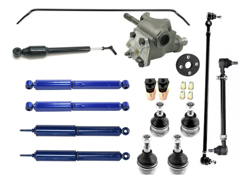 Kit Rotulas Varillas Caja Dir Amortiguadores Vw Sedan 1.6 