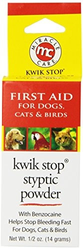 Miracle Care Kwik Stop Styptic Powder 05 Oz