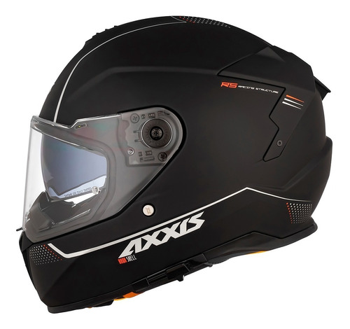 Casco Moto Axxis Hawk Sv Solid By Mt Helmets Doble Visor Md!