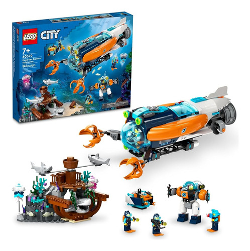 Lego City Deep-sea Explorer Submarine 60379 Set De Juguetes 