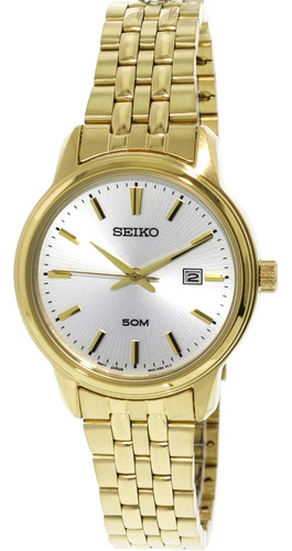 Reloj Seiko Dorado Mujer Sur660p1 Quartz Neo Classic