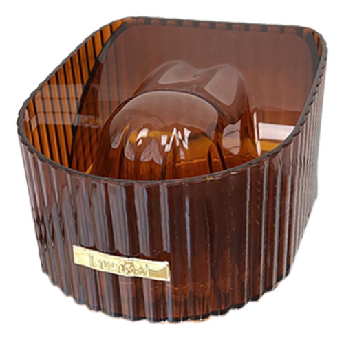 Nail Soak Soak Bowl Salon Home Nail Art Manicure Spa Marrón