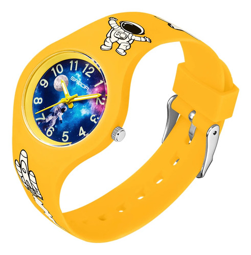 Reloj De Pulsera Sanda Para Niños Con Correa De Silicona, Cu