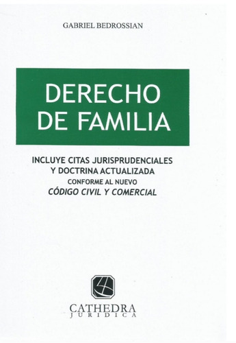 Derecho De Familia Bedrossian