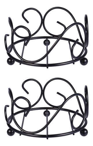 * Soporte De Metal For Posavasos Con Trípodes, 2 Unidades