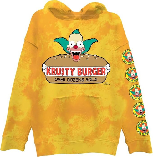 Buzo Hoodie Krusty Burger The Simpsons