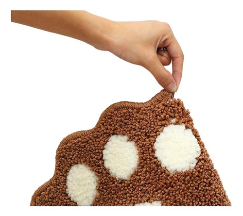 Felpudo De Terciopelo Grueso Para Baño, Antideslizante, Felp