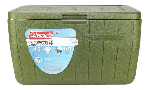 Caixa Térmica Coleman 48qt/45,4l Verde Oliva