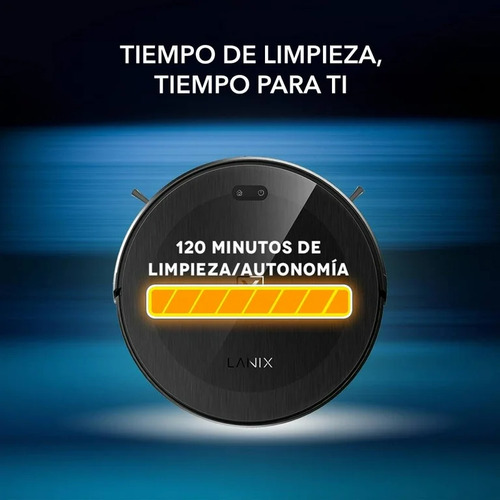 Robot Aspiradora Inteligente Lanix Lxcr 0.35l Barre Trapea