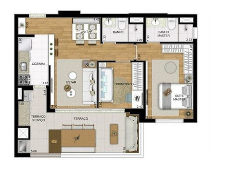 Imagem 14 de 26 de Apartamento - Ref: 3057