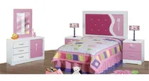 Comprar Recámara Infantil. Recámara Niña. Recámara Kids Rosa.