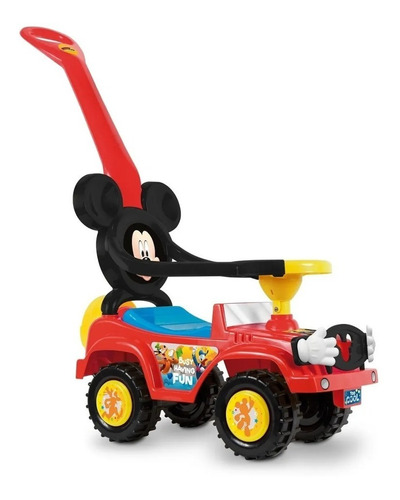 Andarín 2 En 1 Pata Pata Mickey Mouse Con Barra + Contención