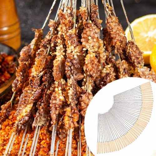 50 Piezas De Brochetas De Barbacoa De Barbaco Departamento
