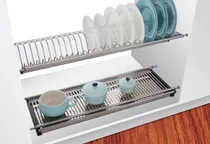 Comprar Platero Inox 80 Cm Organizador De Lavaplatos Casary