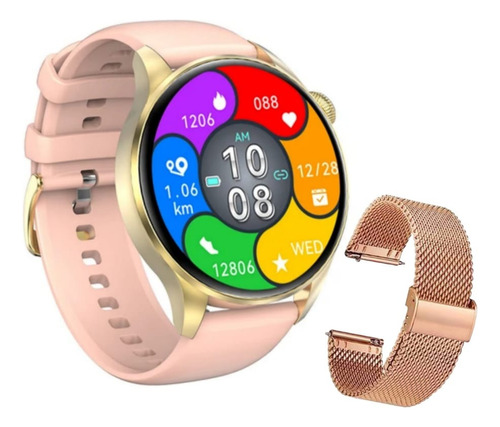 Smartwatch Reloj Inteligente Dt3 Llamadas Android Ios Unisex