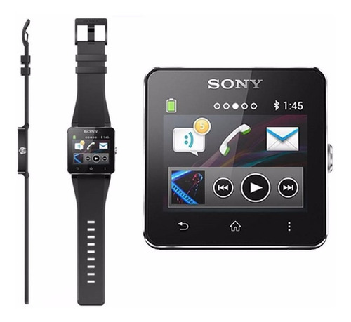 Sony Smartwatch 2 Sw2 Smart Watch 2 Correa Silicona Negra