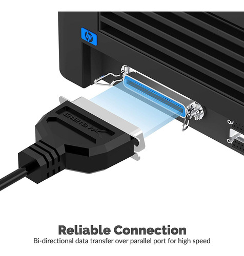 Sabrent Adaptador Usb A Paralelo Ieee 1284 Cb-cn36 Mmg