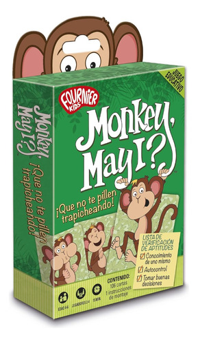  Monkey May I? Juego De Cartas