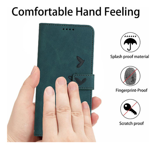 / Funda Abatible Para Xiaomi Redmi A3 Pu De Cuero A Prueba De