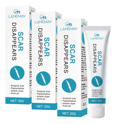 3×crema Repara Gel Eliminador Cicatrices Go For Queloides