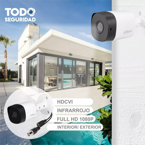 Imagen 6 de 9 de Kit Seguridad Dahua Cctv Dvr 4ch + 4 Camara 2mp 1080p+disco