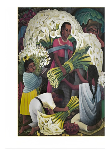 Rompecabezas Diego Rivera La Vendedora De Flores 1500 Piezas