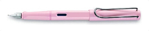 Lapicera Pluma Lamy Safari Made In Germany Tinta Azul Exterior Rosa